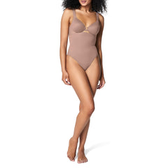 Seamless Power High-Waisted Thong - Women's Shapewear Lingerie - Seamless Thong