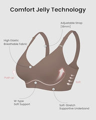 Comfortable Seamless Full Coverage Bra for Women Wireless Bras with Soft Support Regular and Plus Size