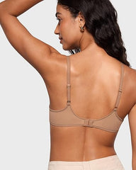 Women's Cosnufy Sheer Balconette Bra Demi Unlined Plunge Mesh See Through Sexy Bras Underwire
